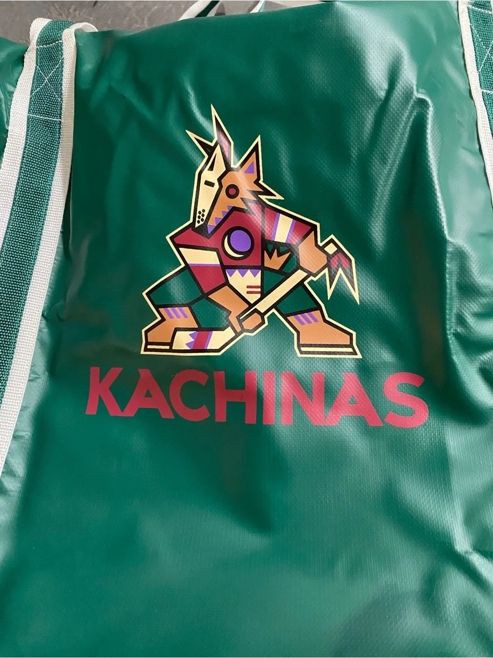 Warrior Kachinas Green Hockey Bag Sz XL 40”x20”x20” (May 026)